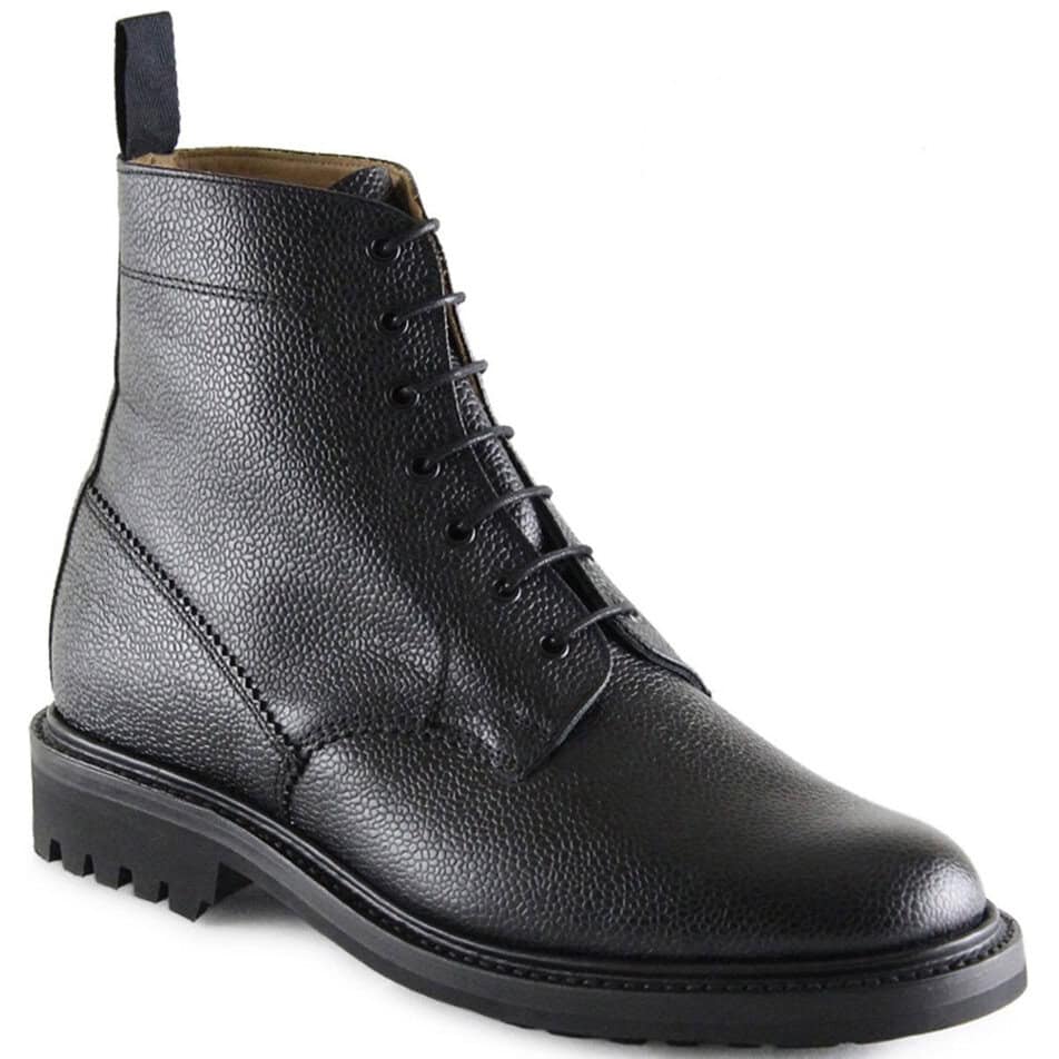 靴 Sanders Kelso UK6.5 Sanders Kelso in Black Grain Leather - Bradshaw & Lloyd